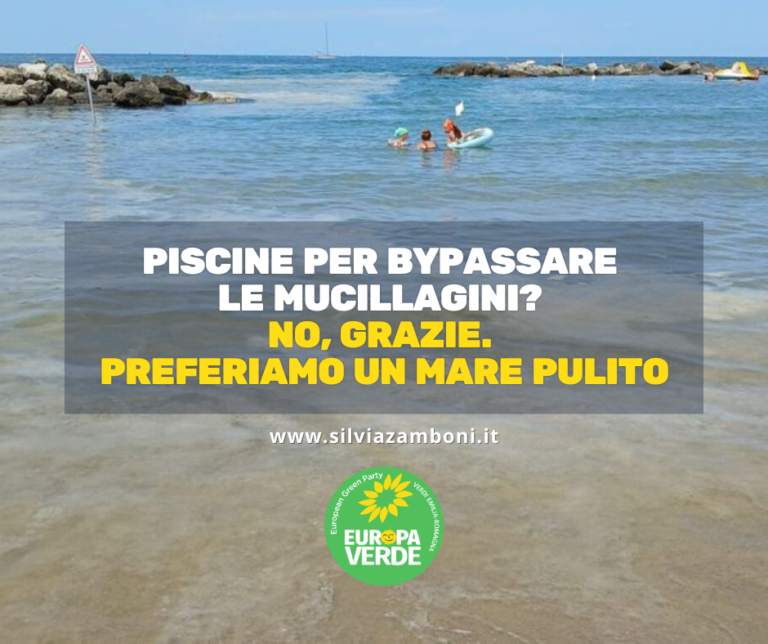 Scopri di più sull'articolo PISCINE PER BYPASSARE LE MUCILLAGINI? NO, GRAZIE. PREFERIAMO UN MARE PULITO