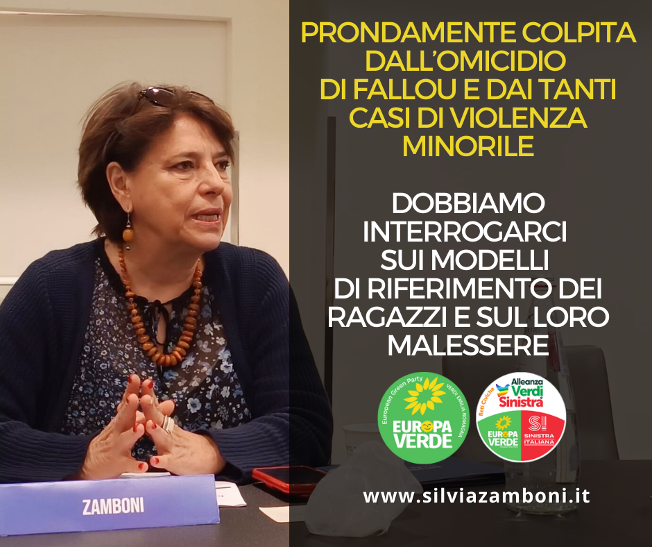 Al momento stai visualizzando PROFONDAMENTE COLPITA DALL’OMICIDIO DI FALLOU E DAI TANTI CASI DI VIOLENZA MINORILE