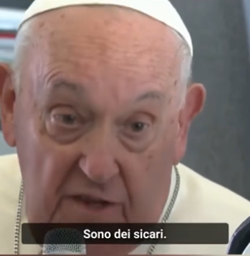 Scopri di più sull'articolo LE SCONCERTANTI PAROLE DI PAPA FRANCESCO CONTRO I MEDICI CHE PRATICANO LEGALMENTE L’ABORTO