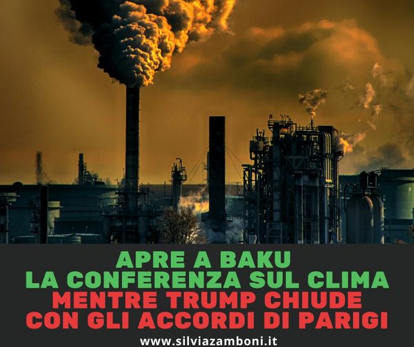 Scopri di più sull'articolo AL VIA LA CONFERENZA SUL CLIMA DI BAKU