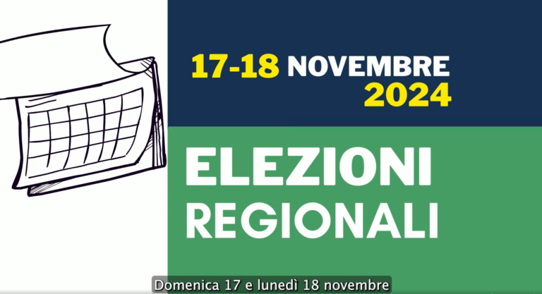 Scopri di più sull'articolo ELEZIONI REGIONALI 17 E 18 NOVEMBRE, COME SI VOTA?