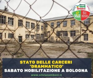 Scopri di più sull'articolo Stato delle carceri ‘drammatico’: sabato mobilitazione a Bologna